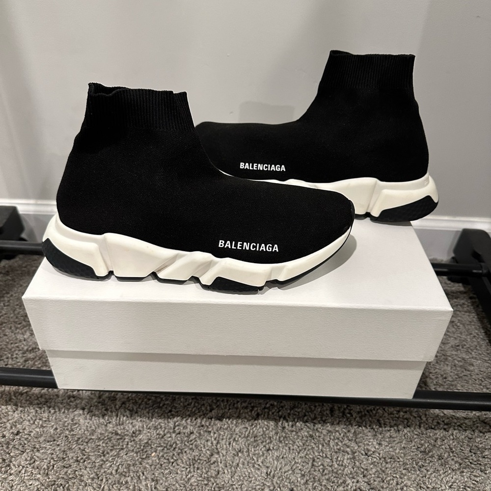 Balenciaga Tess S Gomma knit sneakers